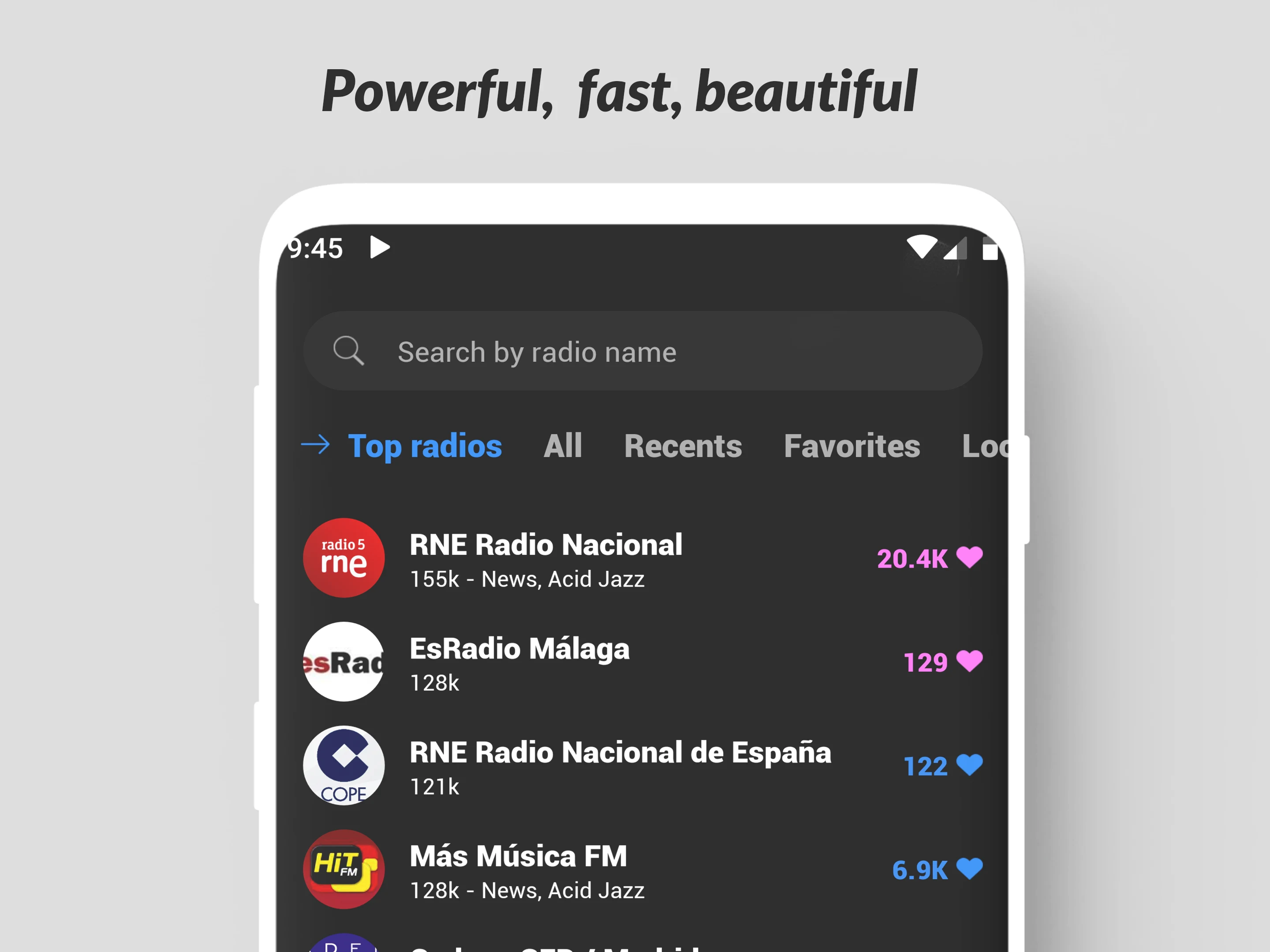 Live Spanish FM Radios screenshot